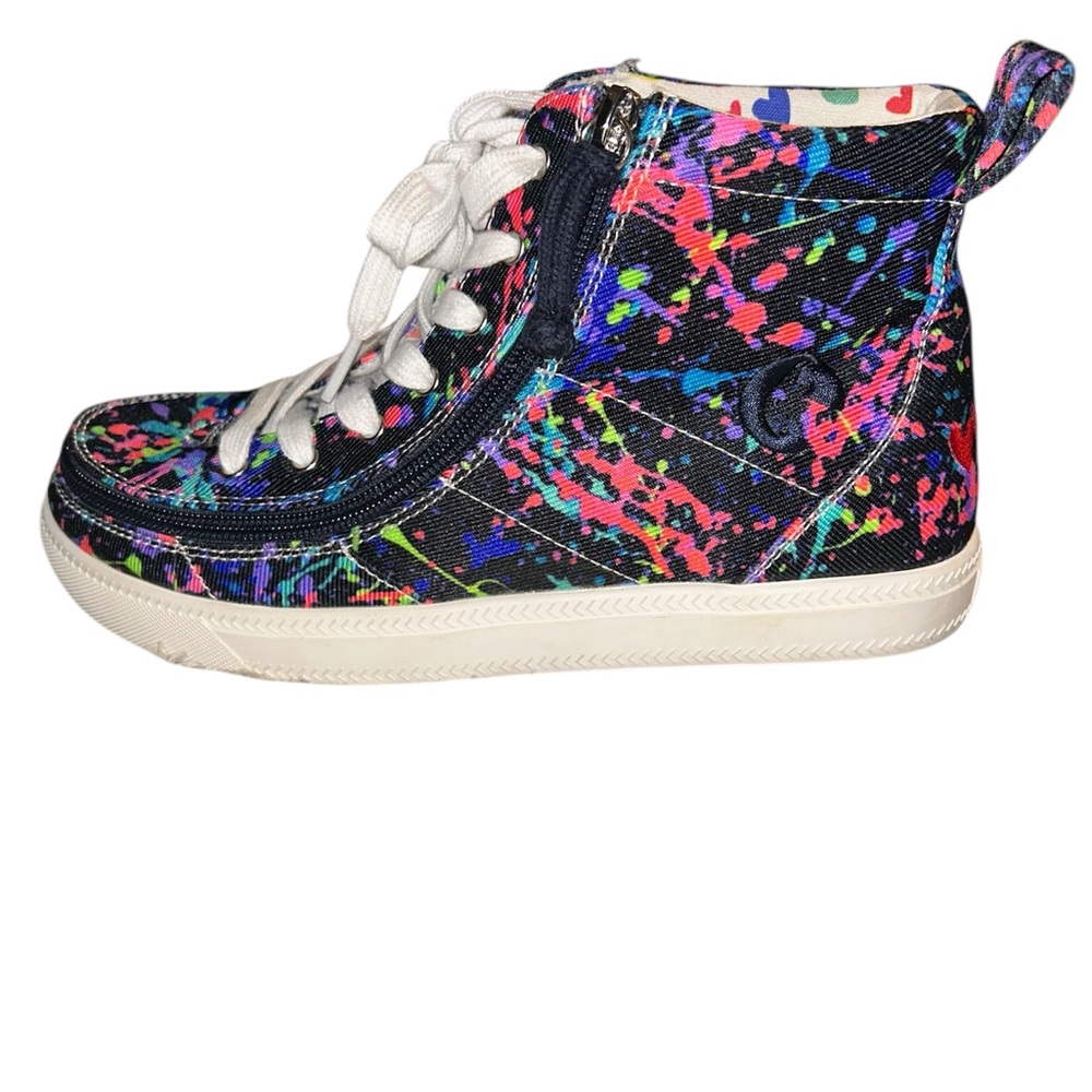 Billy Footwear Paint Splatter Artistic High-Top Sneakers Unisex‎ Size 6M